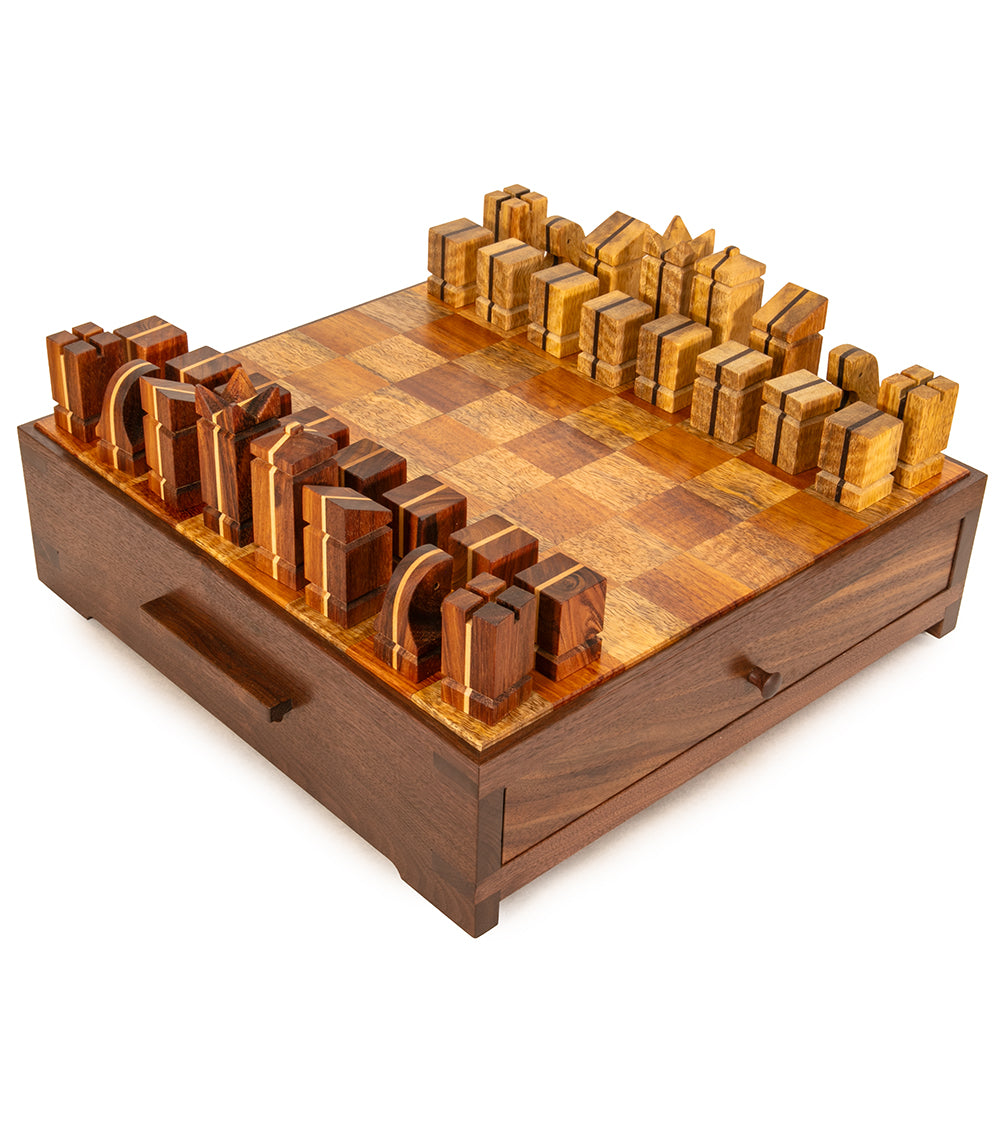 Kinsey Koa/Mango Chess set