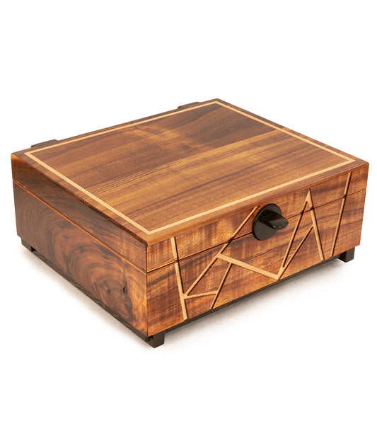 Kinsey Koa Cracked Ice Box