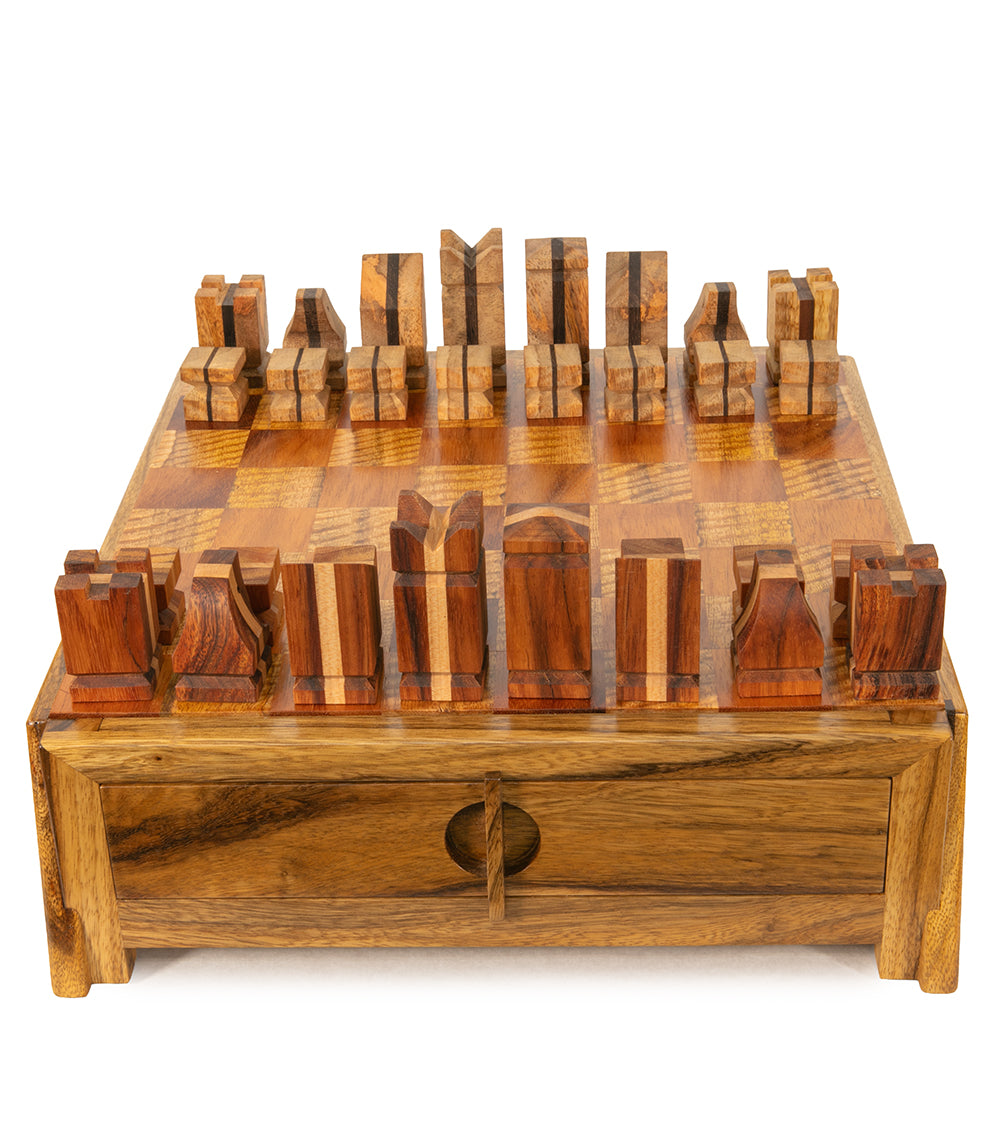 Kinsey Koa/Mango Chess Set
