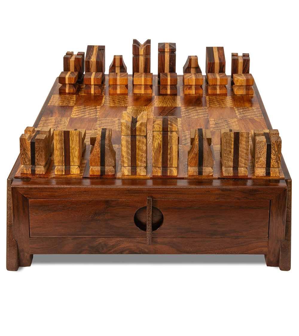 Kinsey Koa/Mango Chess Set