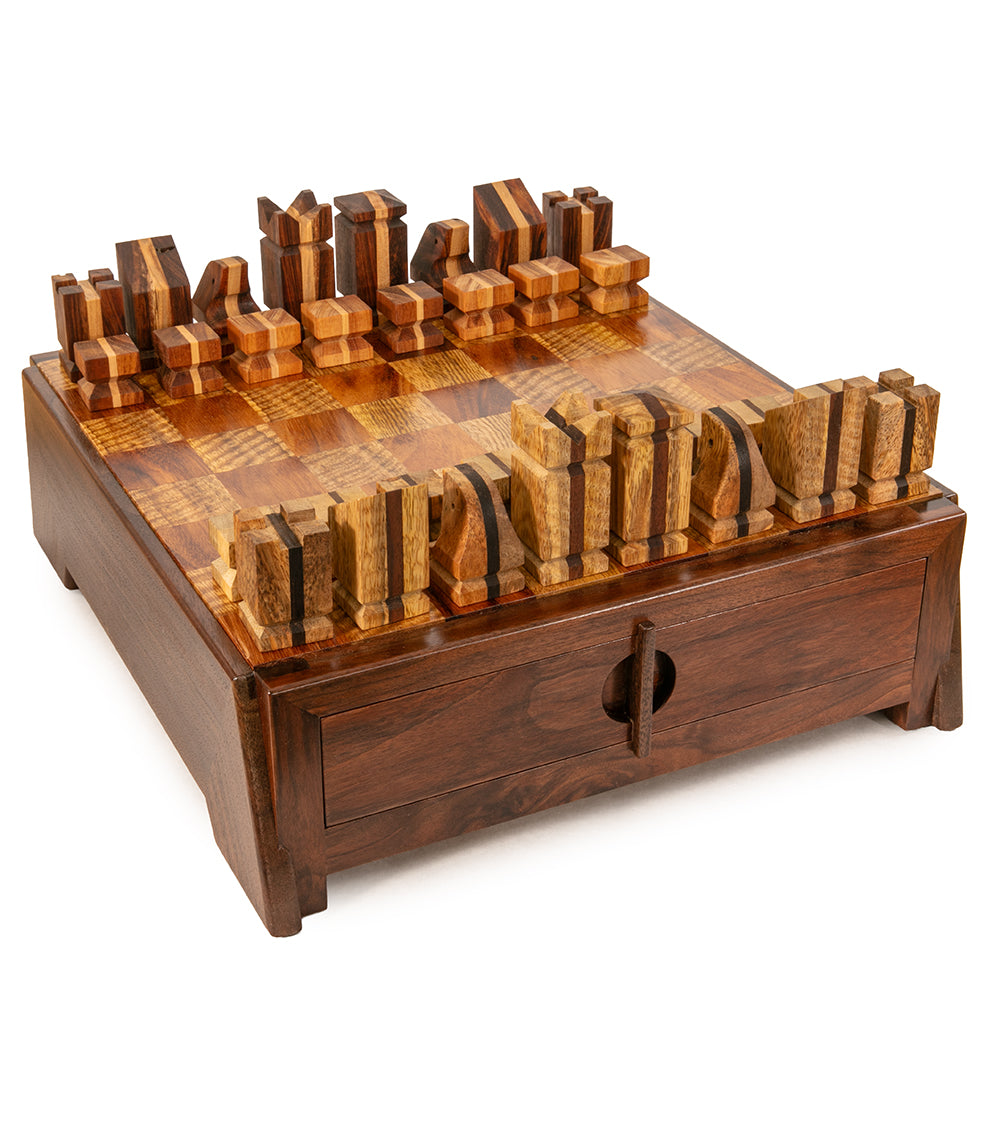 Kinsey Koa/Mango Chess Set