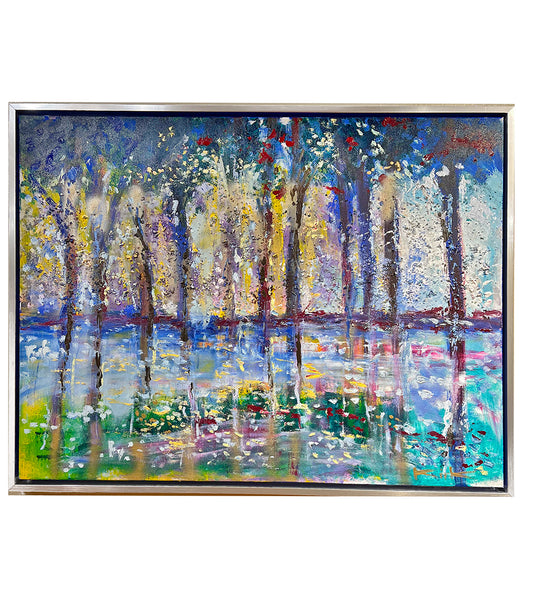 カーク・ボス作「ドリーマーIII」、額装