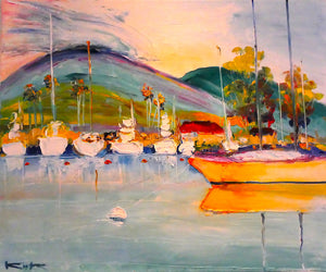 Lahaina Harbor by Kirk Boes