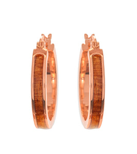 Koa Hoops Earrings 25mm - MJHC38267