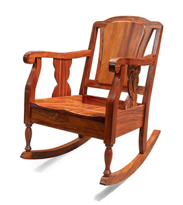 Solid oak rocking 2025 chair