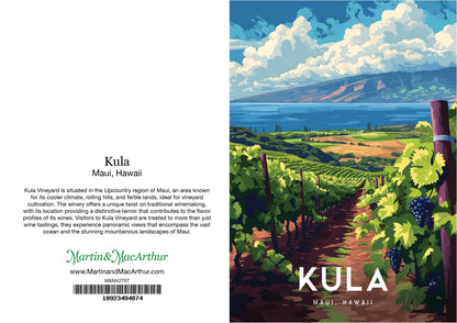 Greeting Card "Kula, Maui" Hawaii Travel Art