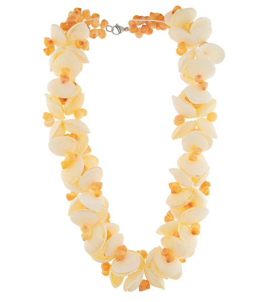 Clam Shell and Pupu Necklace - 44531C