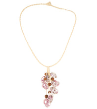 Grape Sliced Shells and Koa Necklace - 445389C