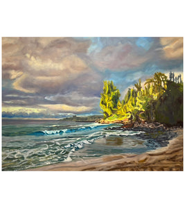 Evening at DT Fleming Beach by Laurie Miller