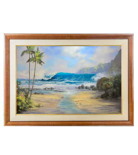 Original Painting: Lure of the Island by George Eguchi