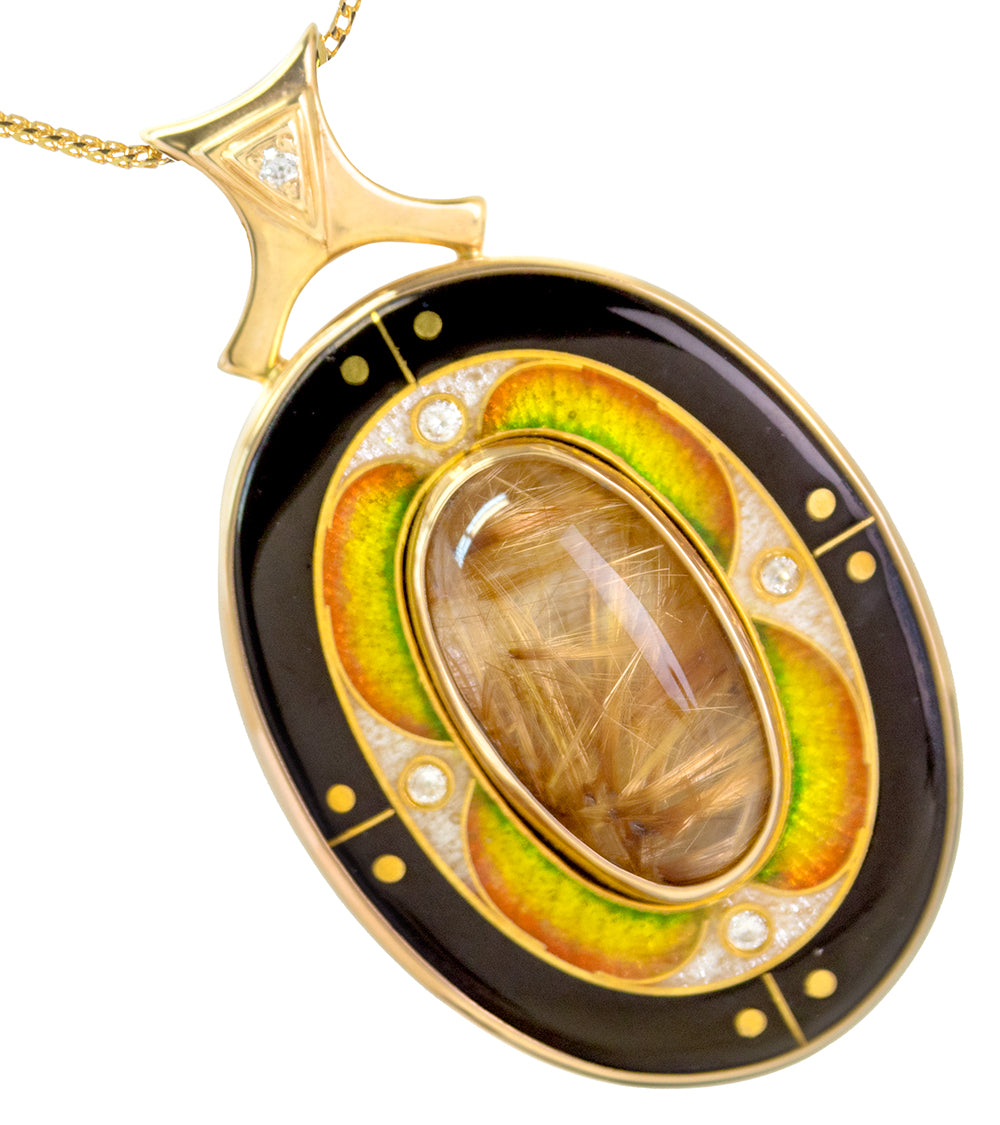 Colgante Illuminations con diamante de 0,09 ct