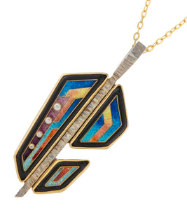 Galactic Diamond Pendant