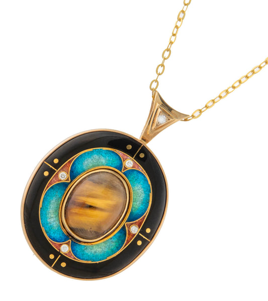 Colgante Illuminations con diamantes