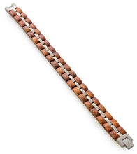 Koa Bracelet – Wide, Rhodium Plated