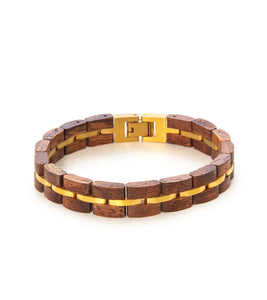 Koa Bracelet – Narrow, Gold Plated