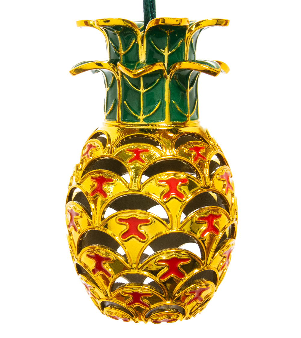 Royal Pineapple Ornament -- Regal Gold