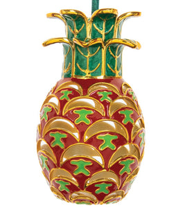 Royal Pineapple Ornament -- Lehua Red
