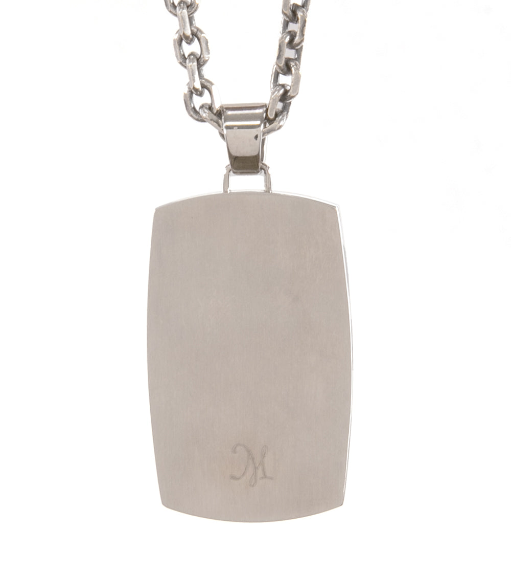 Koa Eternity Dog Tag Pendant