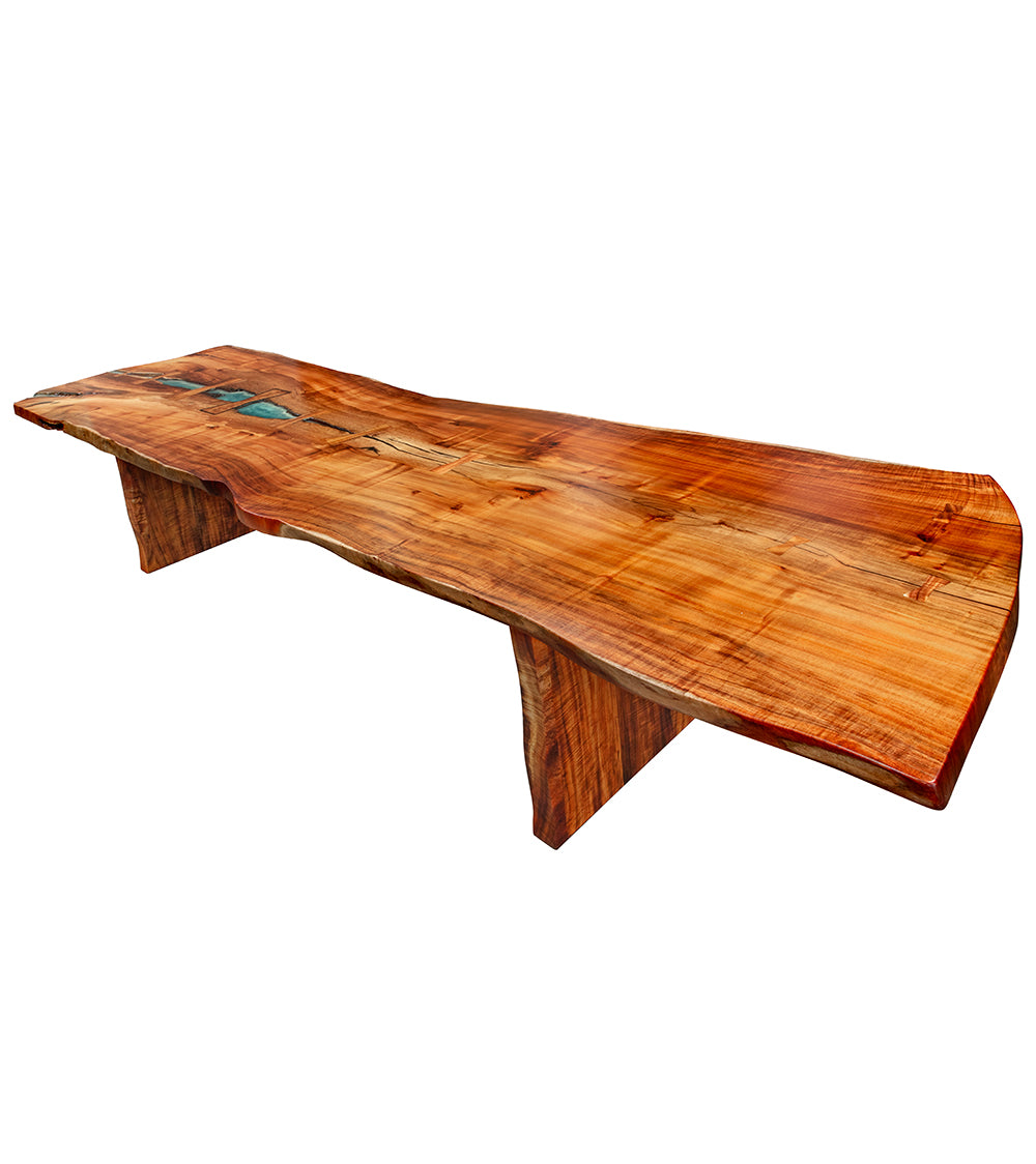 Freeform Banquet Table with Deep-Pour Resin – Martin & MacArthur