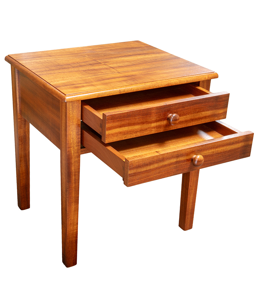 Plantation Nightstand with 2 Drawers