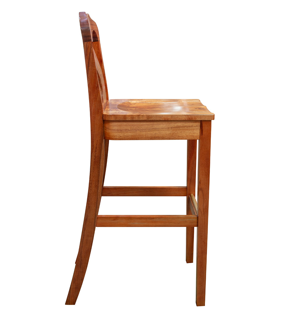 Panel Back Bar Stool