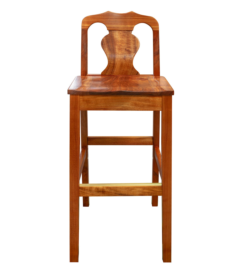 Panel Back Bar Stool