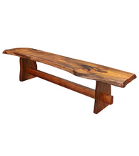 Koa Slab Bench