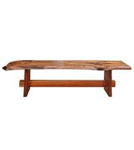 Koa Slab Bench