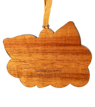 Koa Flat Ornament - Plumeria