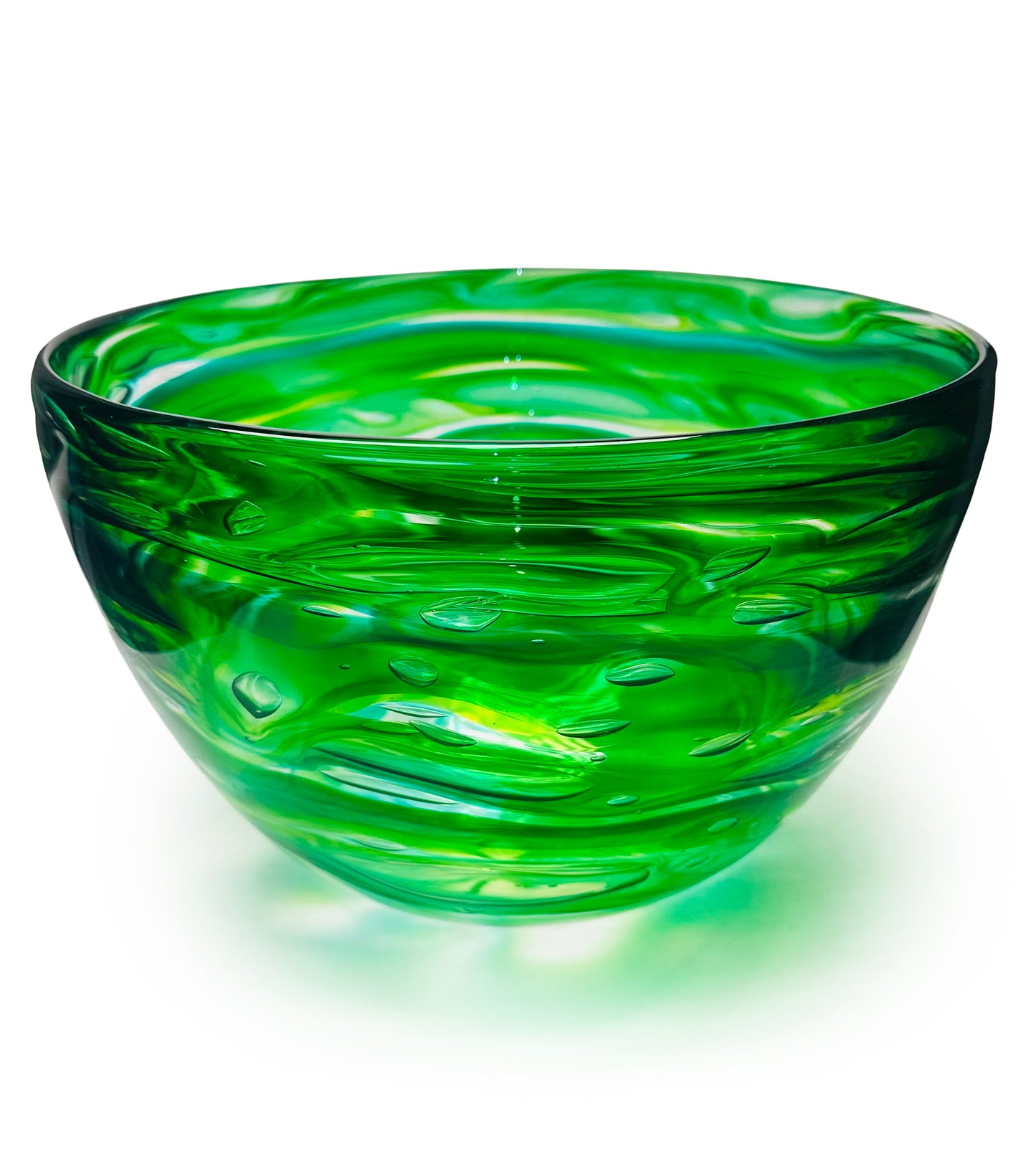 Glass Bowl "Nahele" by Jonathan Swanz