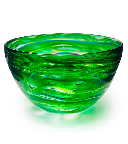 Glass Bowl "Nahele" by Jonathan Swanz