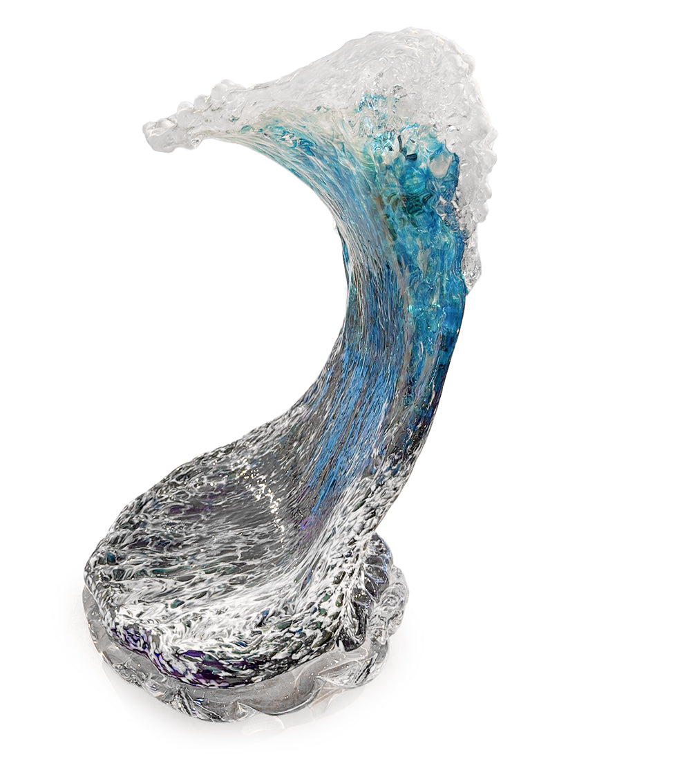 Glass Wave "Kalapana Kai - W452 " by Daniel Moe