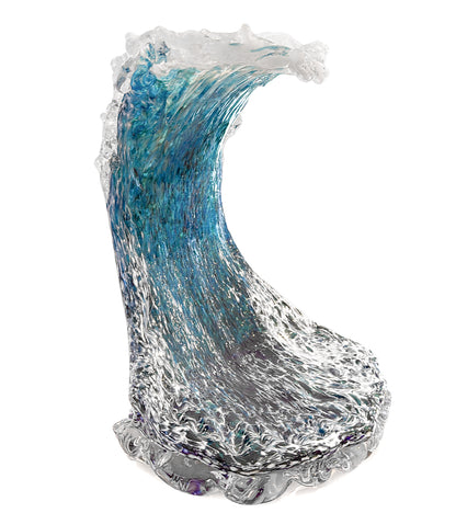 Glass Wave "Kalapana Kai - W452 " by Daniel Moe