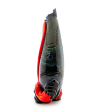 Glass Inversion Kilauea Surface Flow Vase "KI-74"