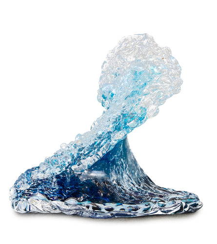 Glass Wave Sculpture 