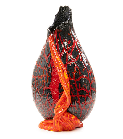 ひび割れガラス表面フロー花瓶「CSF-192」