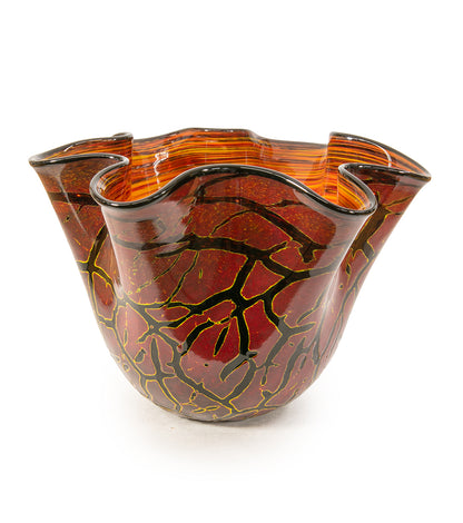 "Crackled Kilauea Bowl" by Daniel Moe