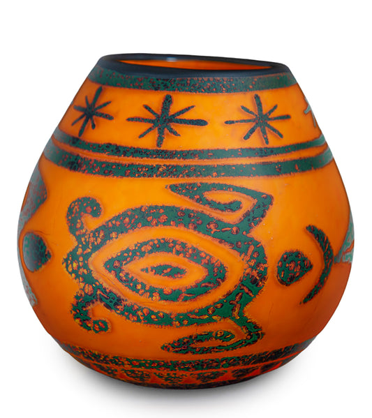 Glass Vessel "Lanikai Guides" HH-15 by Daniel Moe