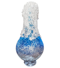 Escultura de vidrio "Kalapana Kai Wave Vase" WV246 de Daniel Moe