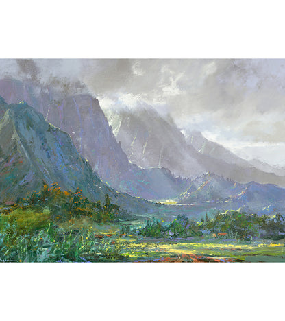 Greeting Card "Ko'olau" by Hiroshi Tagami