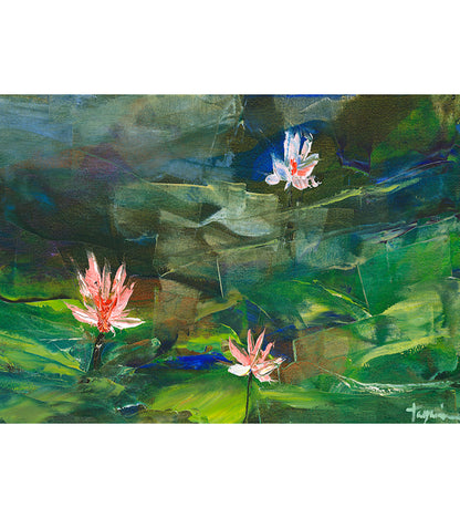 Greeting Card "Water Lily" by Hiroshi Tagami