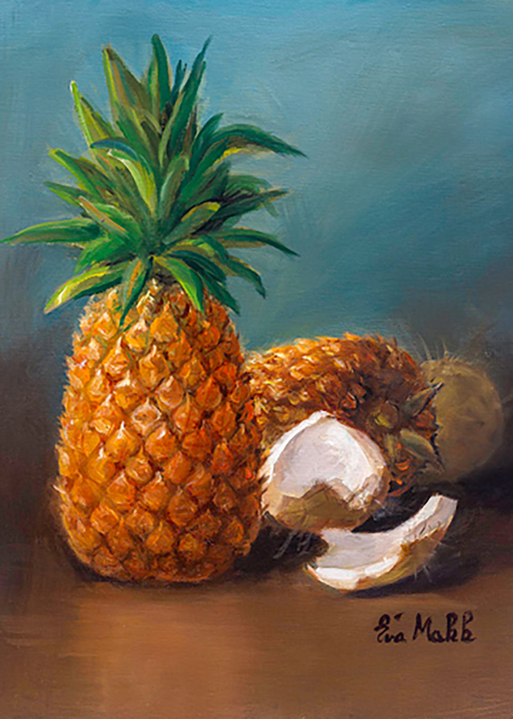 Tarjeta de felicitación "Sabores de Hawái" de Eva Makk