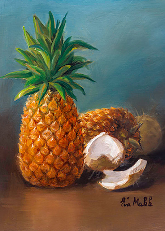 Tarjeta de felicitación "Sabores de Hawái" de Eva Makk