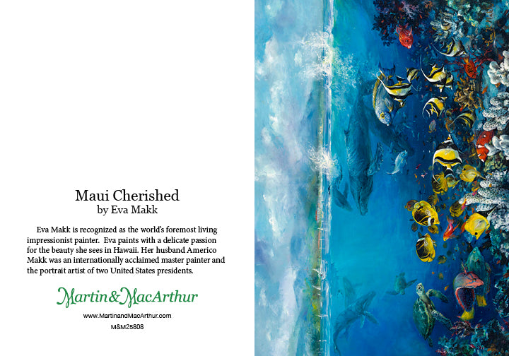 Greeting Card "Maui Cherished" by Eva Makk
