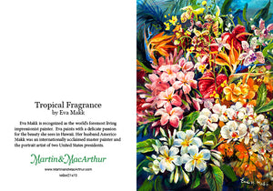 Greeting Card "Tropical Fragrance" by Eva Makk