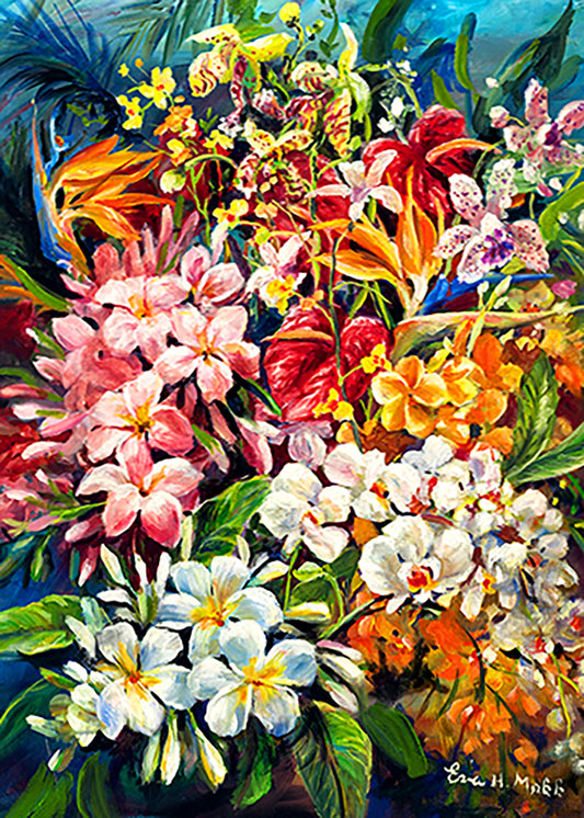 Tarjeta de felicitación "Fragancia tropical" de Eva Makk