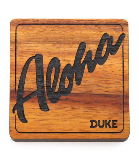 Duke Koa Coaster – Aloha