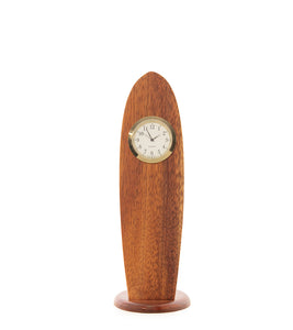 Koa Surfboard Clock - Small