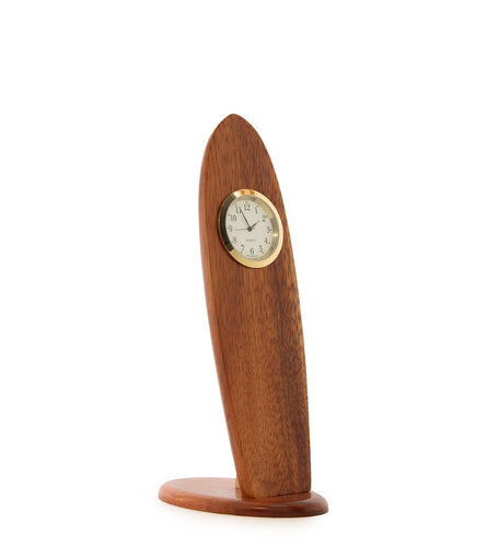 Koa Surfboard Clock - Small