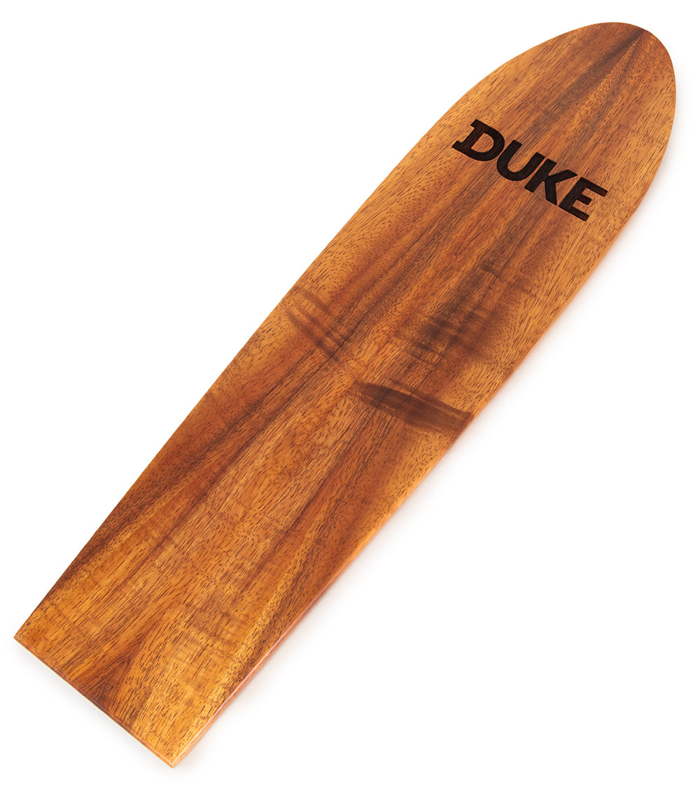 Duke Koa Surfboard Serving Board - Logo